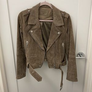 BlankNYC Suede Moto Jacket